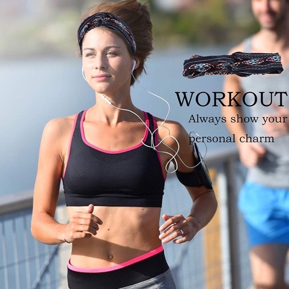 Yellow & Pink Floral Boho Twist Headband - Picture 6 of 8